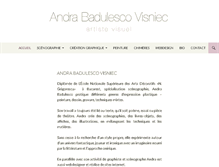 Tablet Screenshot of andra-badulesco.visniec.com